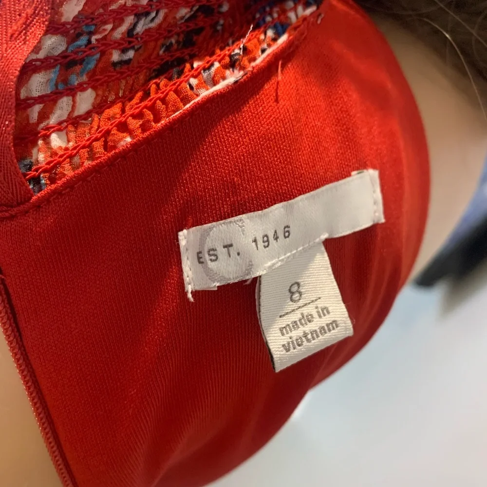 Red Floral Dress by est 1946 - Picture 9 of 10